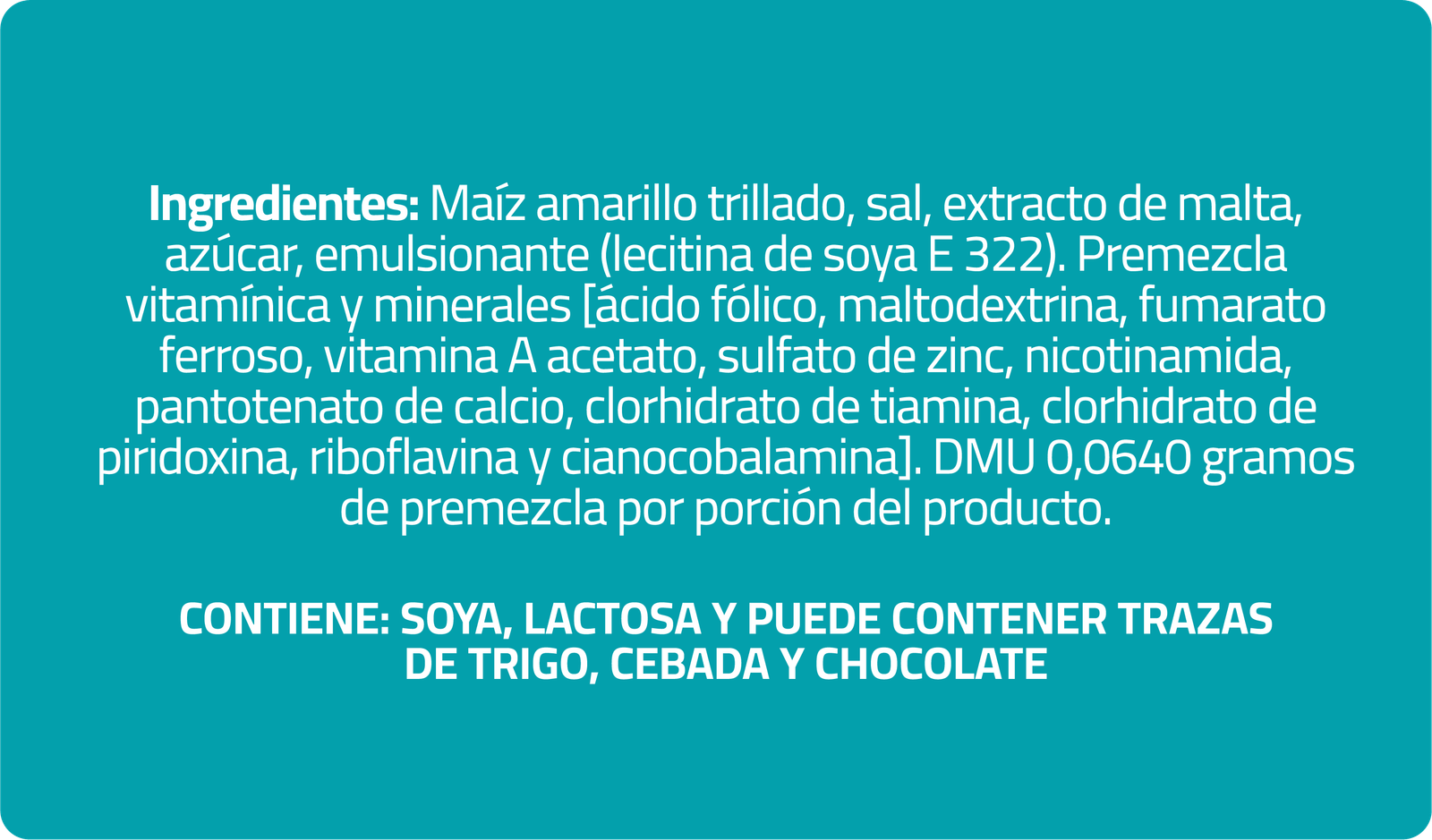 Ingredientes ChooPis